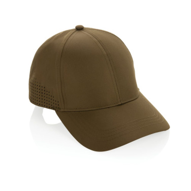 Casquette de sport Impact AWARE™ en RPET à 6 panneaux — vert — vue de détail (1)