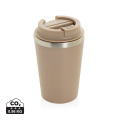 Gobelet Java à double paroi en matière recyclée RCS 350 ml, grège