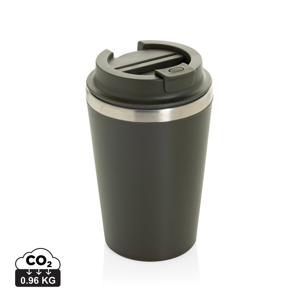 Gobelet Java à double paroi en matière recyclée RCS 350 ml — vert — image du produit