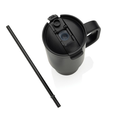 Gobelet compact étanche Cruiser RCS de 480 ml en acier recyclé, noir (4)