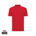 Polo piqué Iqoniq Yosemite en coton recyclé, rouge