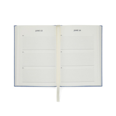 Journal VINGA One memory a day en papier recyclé GRS — bleu — vue de détail (2)