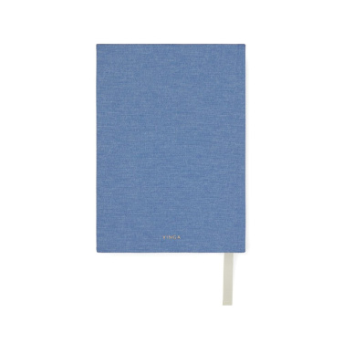 Journal VINGA One memory a day en papier recyclé GRS — bleu — vue de détail (3)