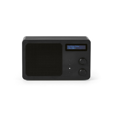 Enceinte Soundview en ABS recyclé de 3 600 mAh, autonomie de 10 h, écran LCD — noir — image du produit (2)