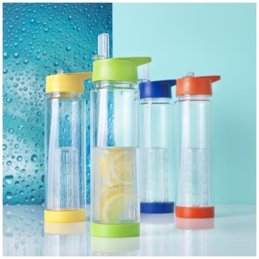 Gourde de sport Tutti-frutti 740 ml en Tritan™ avec infuseur, transparent / blanc — photo du produit (3)