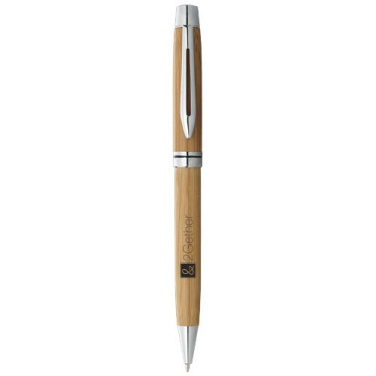 Stylo à bille en bambou Jakarta — naturel — photo du produit (3)