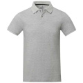 Polo homme à manches courtes Calgary, gris chiné