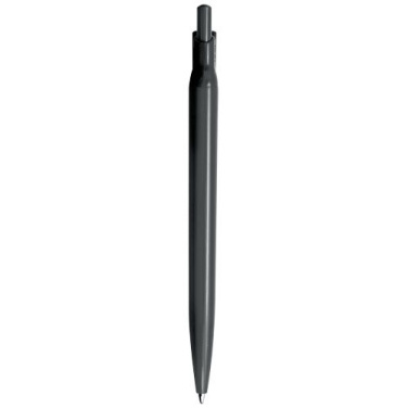 Stylo à bille en PET recyclé Alessio, noir uni — image du produit (1)