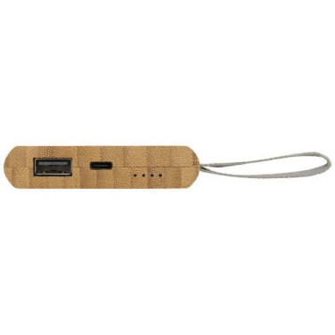 Batterie externe 5000 mAh en bambou Tulda, naturel — image du produit (3)