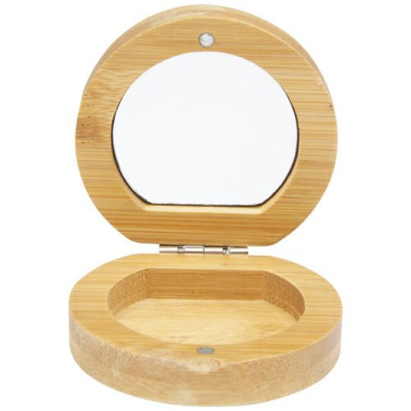Miroir de poche en bambou Afrodit, naturel — image du produit (3)