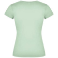 T-shirt Victoria à col en V et manches courtes pour femme, vert brume
