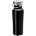 Gourde Sedona 500 ml en acier inoxydable recyclé certifié RCS, noir uni