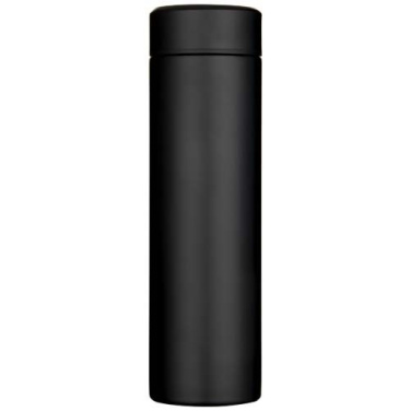 Bouteille isotherme Taylor 450 ml à double paroi en acier inoxydable avec filtre à thé, noir (2)