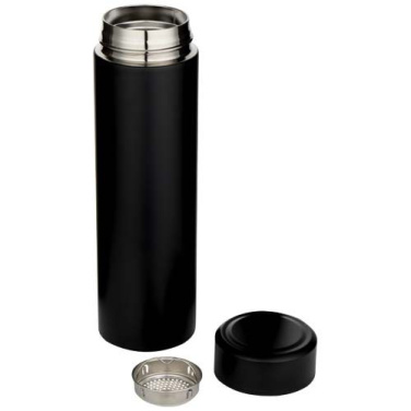 Bouteille isotherme Taylor 450 ml à double paroi en acier inoxydable avec filtre à thé, noir (3)
