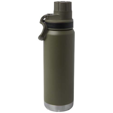 Gourde isotherme Fortis 700 ml en acier inoxydable recyclé certifié RCS, isolation sous vide avec cuivre — vert forêt — image du produit (2)