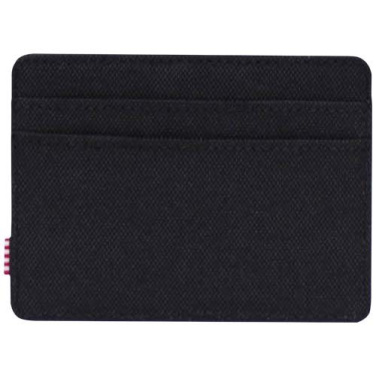 Porte-cartes RFID recyclé Herschel Charlie — noir uni — image du produit (2)