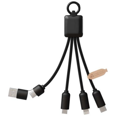Câble de charge SCX.design C13 15 W 5-en-1 — noir uni — image du produit (1)
