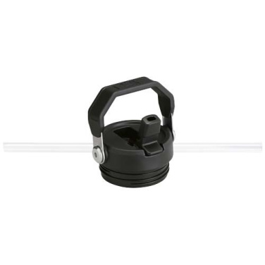 Gourde Stanley IceFlow™ 2.0 de 1,06 litre avec paille rabattable — noir uni — image du produit (2)