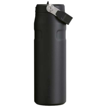 Gourde Stanley IceFlow™ 2.0 de 700 ml avec paille rabattable — noir uni — image du produit (1)