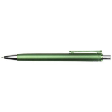 Stylo à bille Feld en matières recyclées RCS à finition métallique, encre noire — vert — image du produit (1)