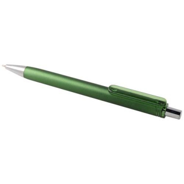 Stylo à bille Feld en matières recyclées RCS à finition métallique, encre noire — vert — image du produit (3)
