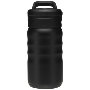 Gourde sport Knox 350 ml à double paroi en acier inoxydable recyclé RCS — noir — image du produit (1)