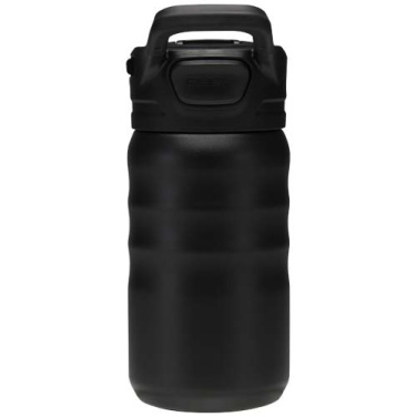 Gourde sport Knox 350 ml à double paroi en acier inoxydable recyclé RCS — noir — image du produit (2)