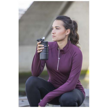 Gourde sport Knox 350 ml à double paroi en acier inoxydable recyclé RCS — noir — image du produit (3)