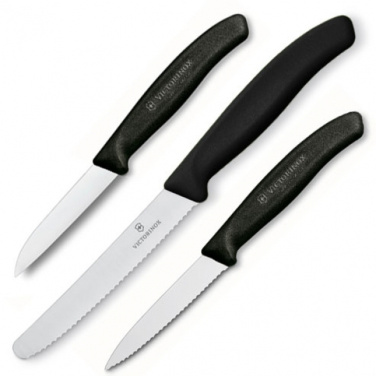 Ensemble de 3 couteaux SwissClassic Victorinox — noir — image du produit (1)