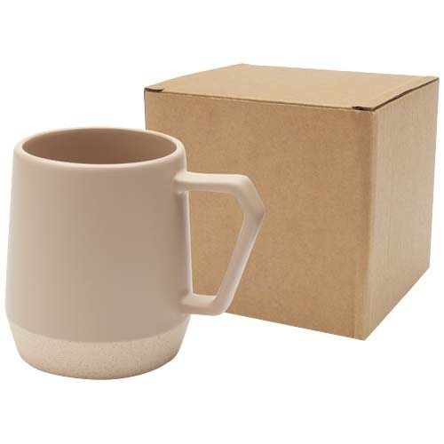 Mug en céramique Dolce 300 ml à finition mate — beige avoine — image du produit (1)