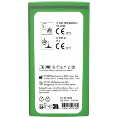 Trousse de premiers secours pour brûlures MiniKit Burn — vert transparent — image du produit (2)
