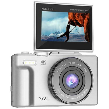Appareil photo numérique 4K Prixton DV900 XPLORER — argenté — image du produit (1)