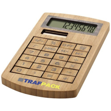 Calculatrice en bambou Eugene, naturel — image du produit (2)