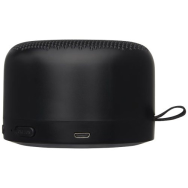 Enceinte Bluetooth 5 W en plastique recyclé Loop, noir uni — image du produit (1)