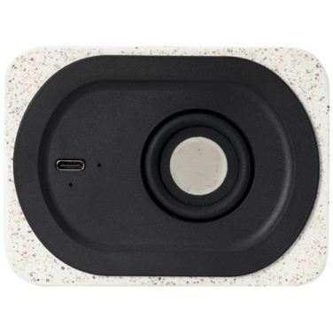 Enceinte Bluetooth® 5 W Terrazzo, naturel — image du produit (3)