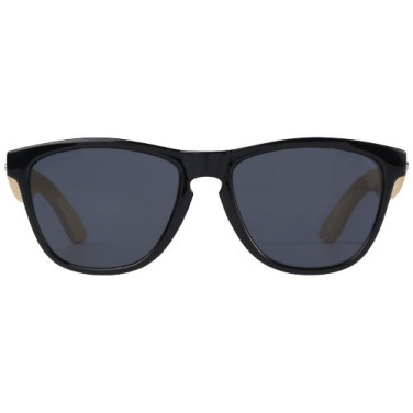 Lunettes de soleil en plastique collecté avant l'océan et bambou Sun Ray, naturel — image du produit (1)