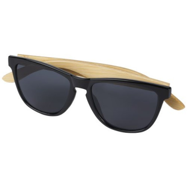 Lunettes de soleil en plastique collecté avant l'océan et bambou Sun Ray, naturel — image du produit (2)