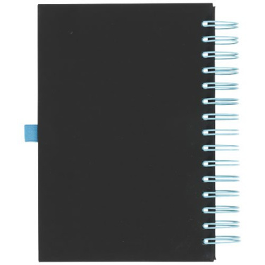Carnet à spirale Wiro, noir uni / bleu — image du produit (3)