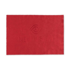 Chiffon de nettoyage en microfibre 200 g/m² avec marquage en creux (17x12 cm)
