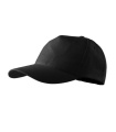 Casquette unisexe MALFINI 5P, noir
