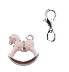 Pendentif cheval à bascule, 18 × 18 mm