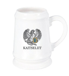 Kaitseliit keraminis alaus bokalas su atspausdintu logotipu