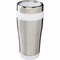 Elwood 410 ml termo puodelis, Sidabras/Baltas
