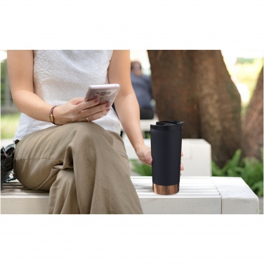 Logotrade reklaminės dovanos nuotrauka: Peeta 500 ml vario vakuumu izoliuotas būgninis