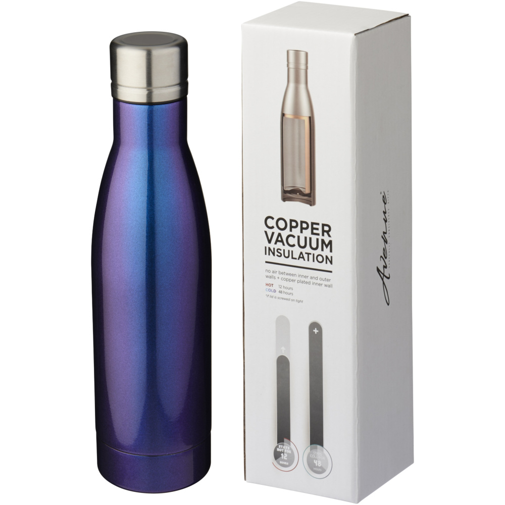 Vasa Aurora 500 ml termo gertuvė su varine vakuumine izoliacija, Mėlyna, spalvos variantas