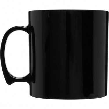 Standard 300 ml plastikinis puodelis, juodas – detalės vaizdas 3