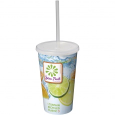 Brite-Americano® 350 ml dvisienis puodelis su šiaudeliu