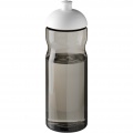 H2O Active® Eco Base 650 ml sportinis buteliukas su kupoliniu dangteliu, Medžio anglis / balta