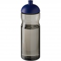 H2O Active® Eco Base 650 ml sportinis buteliukas su kupoliniu dangteliu, Medžio anglis / Karališkoji mėlyna