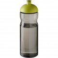 H2O Active® Eco Base 650 ml sportinis buteliukas su kupoliniu dangteliu, Medžio anglis / laimo žalia